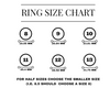 KeepFit Silicone Wedding Band Size Chart