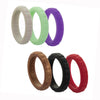 Womens Stackable Rings | Grooved | 6 Pack