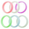 Womens Silicone Ring | Diamond Pattern | 6 Pack