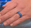 Silicone Ring | Blue Step Edge